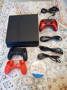 おまけ多数　 ps4　CUH-1200B 1TB　本体一式　ビルダーズ　ソフト　ホリ　コントローラー　おまけ付き　シリコンカバー　送料無料　 動作品