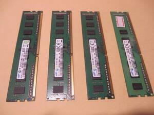 SAMSUNG 2GB PC3-12800U-11-11-A1×４枚　８GB