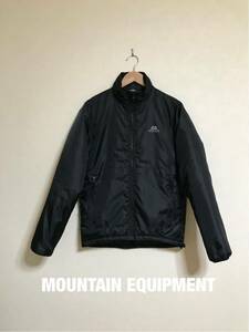 【美品】 MOUNTAIN EQUIPMENT マウンテンイクイップメント アウトドア 中綿 防寒 アウター ジャケット サイズXS 長袖 黒 登山 トレッキング