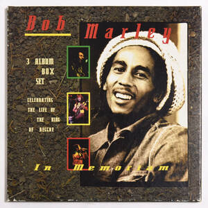 試聴可 Bob Marley / In Memoriam (3 ALBUM BOX SET) TROJAN TALL 400 貴重3枚組LPレコード ボブ・マーリー Reggae レゲエ