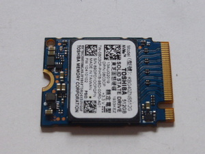 TOSHIBA 東芝 SSD M.2 NVMe Type2230 Gen 3x4 512GB 電源投入回数205回 使用時間943時間 正常99% KBG40ZNS512G 中古品です③