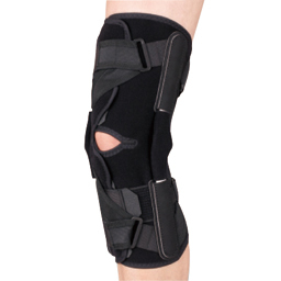 側副靭帯損傷用膝サポーターのニーケアー・MCL（左用）
