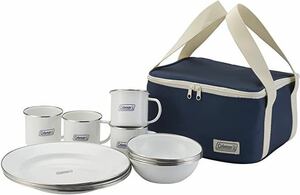 新品★送料無料★コールマン(Coleman) エナメルディッシュウェアセット 2000032362 皿 食器セット