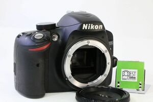 【動作保証・点検済】良品■ニコン NIKON D3200 ボディ■シャッターカウントわずか5,682回■バッテリー付き・チャージャーなし■13521