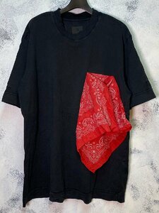 ☆GIVENCHY ジバンシー☆ バンダナ クルーネックTシャツ ブラック