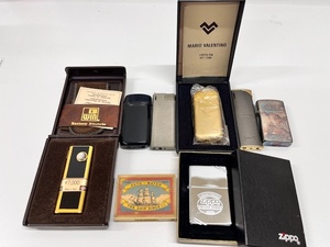 1円スタート!!ライターおまとめ 8点 ガスライター オイルライター 喫煙具 着火未確認 ZIPPO ジバンシー MARIO VALENTINO 現状品◆4-17