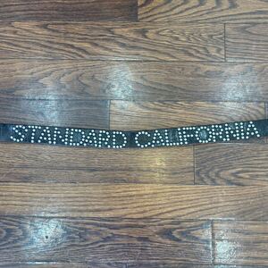 STANDARD CAIFORNIA スタンダードカリフォルニア×HTC ベルト 黒 size34 スタカリ スタッズベルト
