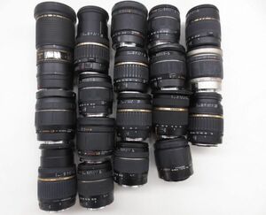 (4990U)ジャンク TAMRON キヤノンマウント A03 28-200mm 3.8-5.6MACRO XR 等 タムロン まとめてセット 18本 動作未確認 同梱不可