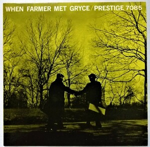 中古LPレコード　ART FARMER GIGI GRYCE アート・ファーマー＆ジジ・グライス『 When farmer met gryce 』 US盤 品番：OJC 072