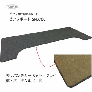 B級品特価 イトマサ ピアノ用 床補強ボード 2枚1組タイプ ピアノボード グレイ（56172）