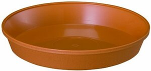 大和プラスチック (ACTOR) 鉢皿 鉢皿サルーン 4号 ブラウン 高さ2.3×幅13cm