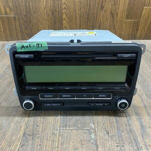 AV1-71 激安 カーステレオ フォルクスワーゲン VW 815647209360 VWZ1Z21670323 1K0035183 CD AM/FM 通電未確認 ジャンク