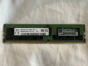 HPE 32GB DDR4-3200 ECC Registered サーバーメモリ