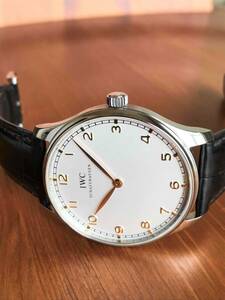 ★極上品「正規品」 IWC Portugieser Hand Wound ポルトギーゼ ピュアクラシック IW570303 世界限定500本 サイズ42ｍｍ 手巻き式 メンズ★