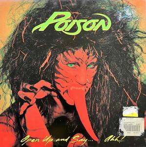 Poison / Open Up And Say ...Ahh!【LP】1998 / JPN / CBS/Sony / 25AP-5023