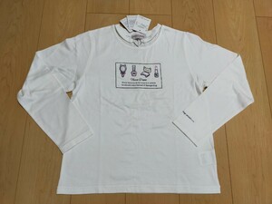 新品　未使用　メゾピアノ　カットソー　150cm 白色　長袖Tシャツ　 ○