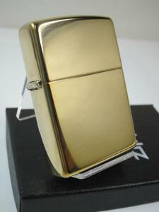Zippo Solid Brass#254Bブラス・真鍮無垢鏡面ミラー金色刻印無し