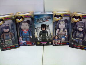 激レア ジャスティスリーグ ベアブリック 400% 5種セット (BE@RBRICK JUSTICE LEAGUE BATMAN SUPERMAN WONDER WOMAN バットマン DC COMIC)