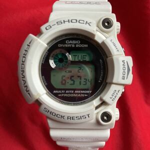 ☆★即決有★☆希少レア！限定 イルカクジラ G-SHOCK タフソーラー イルクジ フロッグマン GW-206K-7JR FROGMAN Gショック 白色ホワイト★