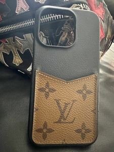 LOUIS VUITTON ルイヴィトン モノグラム リバースIPHONE・バンパー 14 14Pro スマホケース 美品LOUISVUITTONiPhone 