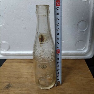 1963年製 ペプシ コーラ 180ml 空きビン 空き瓶 旧ロゴ アンティーク 昭和 レトロ 骨董品 PEPSI Cola ビンテージ
