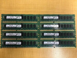 【中古・現状品】SAMSUNG 8GB 1Rx4 PC3L-12800R サーバ用メモリ 8枚セット 64GB M393B1G70EB0