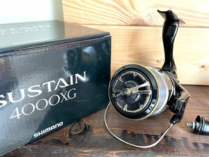 ■美品 SHIMANO SUSTAIN 4000XG シマノ サスティン 4000XG スピニングリール 箱/説★