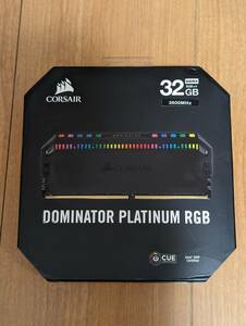 【中古・送料込】CORSAIR DOMINATOR PLATINUM RGB DDR4 8GBx4 3600MHz C16, CMT32GX4M4K3600C16