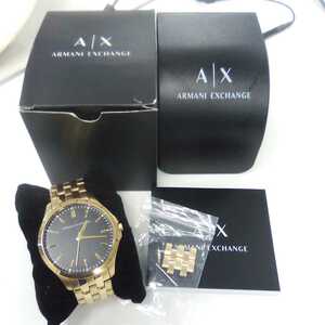 ●サ3066H◎A|X ARMANI EXCHANGE｜アルマーニ エクスチェンジ　カレンダー付き腕時計　元箱・コマなどあり◎