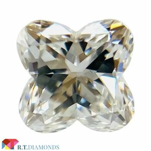 四葉のクローバーの形・お花！ Gカラー VS2/0.358ct/RT2350/CGL