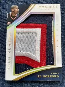 PANINI★2014-15 IMMACULATE COLLECTION★Al Horford★TEAM NUMBERS★デカパッチ3 Patch /21