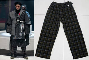 50％OFF★送料無料★新品★定価66000円★UNDERCOVER★アンダーカバー★WOOL PANTS ウールチェックパンツ1★20AW★型番UCZUCZ4501-1