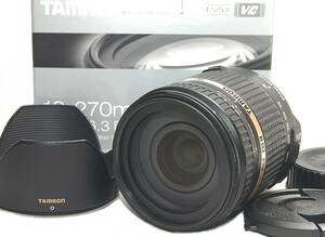 ◆外観極上!!◆TAMRON タムロン 18-270mm F3.5-6.3 DiII VC PZD B008 Plezo Drive ニコン Nikon Di2 DiⅡ Di II Di 2 Di Ⅱ★元箱付き!!★