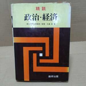 精説 政治・経済　大島清 著　数研出版