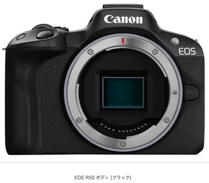 CANON キヤノン　EOS R50 ボディ [ブラック]（新品同様品）保証あり