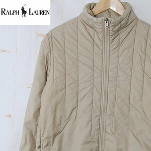 ラルフローレンスポーツ RALPH LAUREN SPORT■中綿入りジップジャケット/インパクト21/日本製■11■ベージュ ※NK3d14231