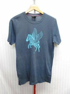 ポールスミス　ペガサス柄Tシャツ　半袖シャツ　半袖カットソー　メンズS　08033