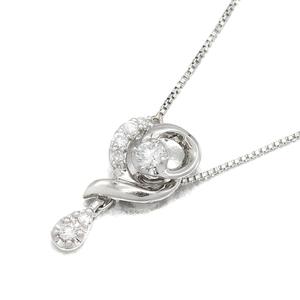 ヴァンドーム青山 VENDOME AOYAMA プラチナ ダイヤモンド ネックレス 38.5cm/42.5cm 女性 プレゼント