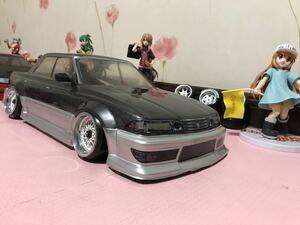 送料無料　1/10 トヨタ マーク2 GX81 イーグルユニット LED付き ラジコンボディ パンドラ PANDORA RC TOYOTA MARK2 街道レーサー ドリフト