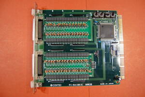 PC98 Cバス用 インターフェースボード CONTEC PI-64(98)E 拡張機能付デジタル入力ボード ？ 動作未確認 ジャンク扱いにて　R-135 0161 