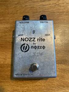 1円スタート！NOZZO EFFECTS NOZZ rite ファズライト　クローン　fuzz rite ゲルマニウムトランジスタ　