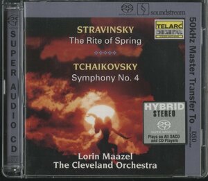 CD/ ロリン・マゼール / ストラヴィンスキー：春の祭典、チャイコフスキー：交響曲第4番 / 輸入盤 SACD TELARC SACD-60563 40511