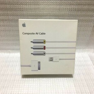 ■ 未開封 Apple 純正品 コンポジットAVケーブル MC748ZM/A Composite AV Cable 新品 iPhone 3G 3Gs 4s iPad iPod classic nano touch