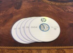 HP 録画/記録用DVD-R・4.7GB・5枚セット・Hewlett-Packard/ ヒューレットパッカード・送料230円
