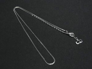 1円 ■極美品■ ChristianDior クリスチャンディオール ネックレス ペンダント アクセサリー レディース シルバー系 BK0961