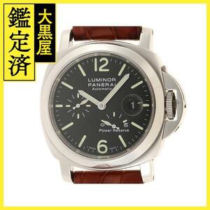 PANERAI　パネライ　ルミノール　パワーリザーブ　PAM00090　SS/アリゲーターレザー　メンズ　腕時計【200】C