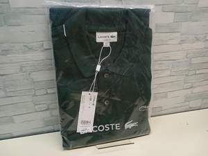 美品 LACOSTE ラコステ グリーン L1312LJ-99 定番 サイズL 長袖 ポロシャツ 新品タグ付き