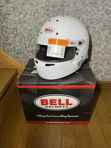 BELL RACING ヘルメット GT5 SPORT ホワイト HANSクリップ付 FIA公認8859-2015 新品未使用品