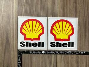 ★送料無料★Shell Sticker シェル オイル ロゴ ステッカー デカール 2枚セット