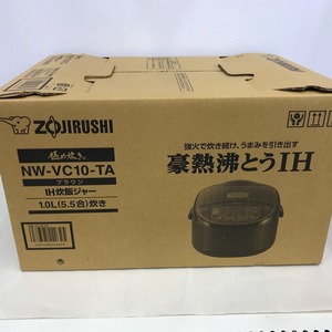 【未使用】 象印 ZOJIRUSHI IH炊飯ジャー 極め炊き 5.5合炊き NW-VC10-TA